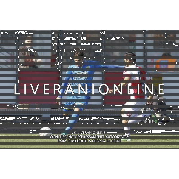 RIMINI vs CARRARESE, Campionato di Calcio Lega Pro, Girone B, 28» giornata, 24/03/2016, nella foto: PEDONE ALEX, ©Claudio Zamagni/ Agenzia Aldo Liverani s.a.s.