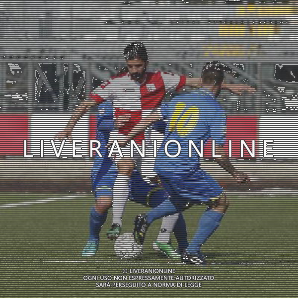 RIMINI vs CARRARESE, Campionato di Calcio Lega Pro, Girone B, 28» giornata, 24/03/2016, nella foto: UNA FASE DI GIOCO, ©Claudio Zamagni/ Agenzia Aldo Liverani s.a.s.