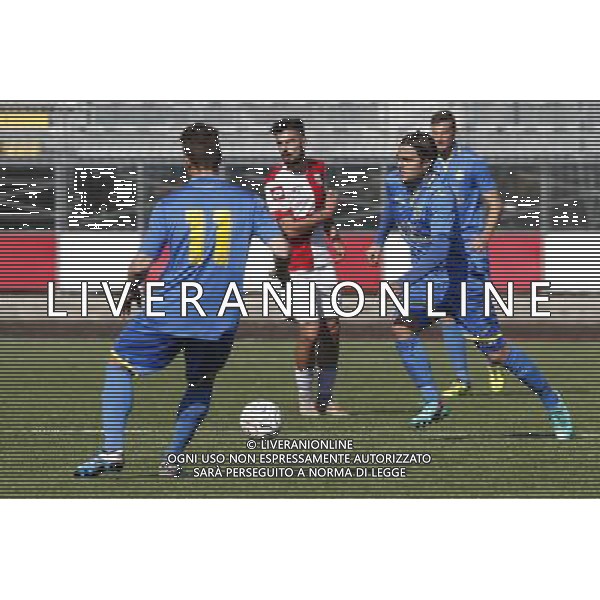 RIMINI vs CARRARESE, Campionato di Calcio Lega Pro, Girone B, 28» giornata, 24/03/2016, nella foto: UNA FASE DI GIOCO, ©Claudio Zamagni/ Agenzia Aldo Liverani s.a.s.