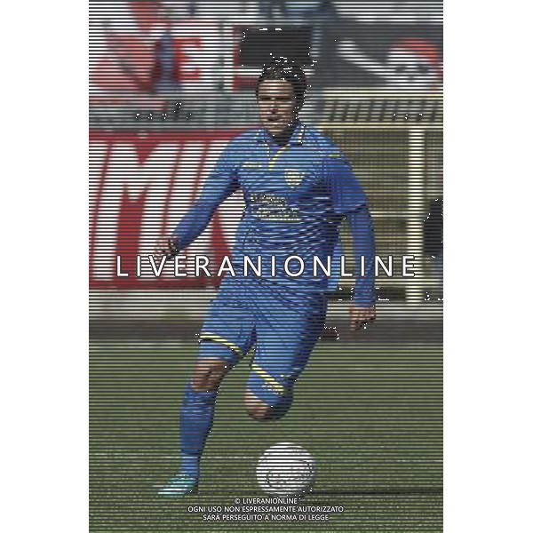 RIMINI vs CARRARESE, Campionato di Calcio Lega Pro, Girone B, 28» giornata, 24/03/2016, nella foto: PEDONE ALEX, ©Claudio Zamagni/ Agenzia Aldo Liverani s.a.s.
