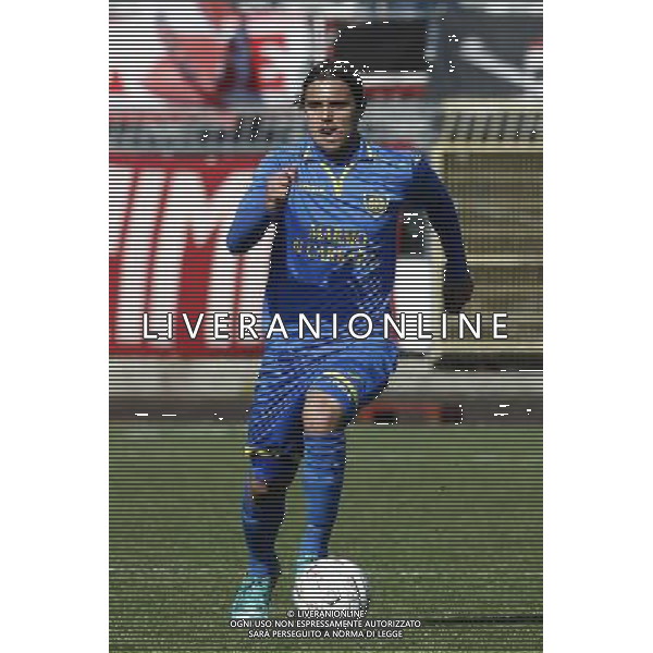 RIMINI vs CARRARESE, Campionato di Calcio Lega Pro, Girone B, 28» giornata, 24/03/2016, nella foto: PEDONE ALEX, ©Claudio Zamagni/ Agenzia Aldo Liverani s.a.s.