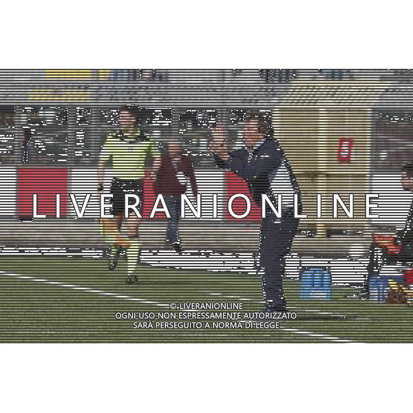 RIMINI vs CARRARESE, Campionato di Calcio Lega Pro, Girone B, 28» giornata, 24/03/2016, nella foto: L\'ALLENATORE LEONARDO ACORI, ©Claudio Zamagni/ Agenzia Aldo Liverani s.a.s.
