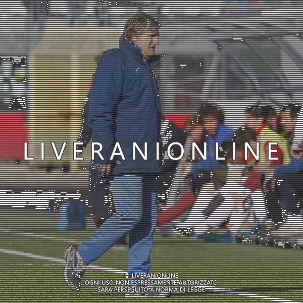 RIMINI vs CARRARESE, Campionato di Calcio Lega Pro, Girone B, 28» giornata, 24/03/2016, nella foto: L\'ALLENATORE REMONDINA GIAN MARCO, ©Claudio Zamagni/ Agenzia Aldo Liverani s.a.s.