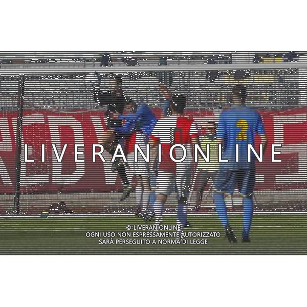 RIMINI vs CARRARESE, Campionato di Calcio Lega Pro, Girone B, 28» giornata, 24/03/2016, nella foto:FERRARI LORENZO, IN AZIONE, ©Claudio Zamagni/ Agenzia Aldo Liverani s.a.s.