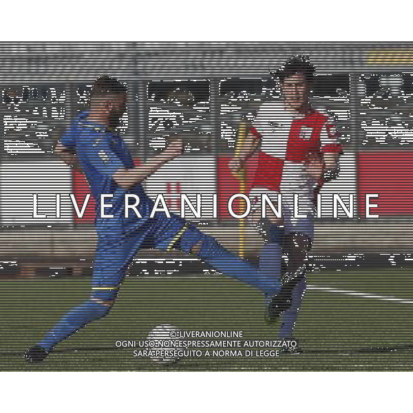 RIMINI vs CARRARESE, Campionato di Calcio Lega Pro, Girone B, 28» giornata, 24/03/2016, nella foto: CARCURO, ©Claudio Zamagni/ Agenzia Aldo Liverani s.a.s.