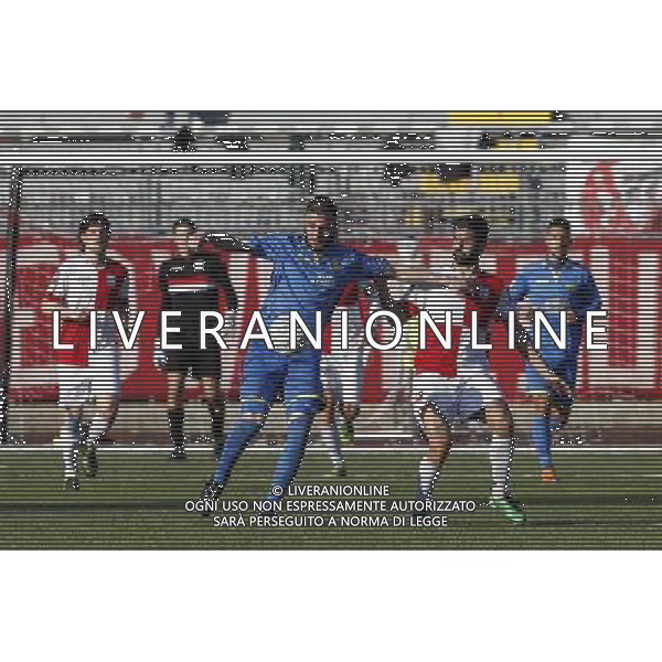 RIMINI vs CARRARESE, Campionato di Calcio Lega Pro, Girone B, 28» giornata, 24/03/2016, nella foto: UNA FASE DI GIOCO, ©Claudio Zamagni/ Agenzia Aldo Liverani s.a.s.