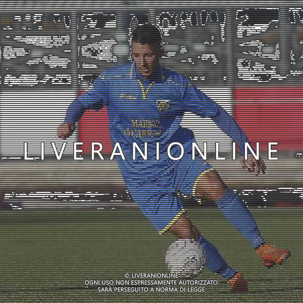 RIMINI vs CARRARESE, Campionato di Calcio Lega Pro, Girone B, 28» giornata, 24/03/2016, nella foto: CAVION MICHELE, ©Claudio Zamagni/ Agenzia Aldo Liverani s.a.s.