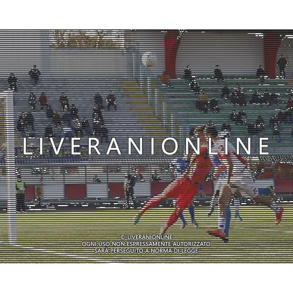 RIMINI vs CARRARESE, Campionato di Calcio Lega Pro, Girone B, 28» giornata, 24/03/2016, nella foto: IL GOAL DEL PAREGGIO, ©Claudio Zamagni/ Agenzia Aldo Liverani s.a.s.