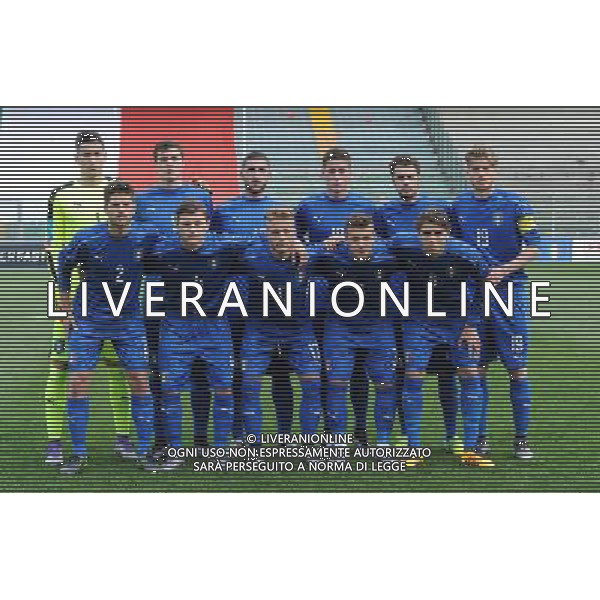 UEFA Under 19 Championship Elite Round Group 2 Padova - 25.03.2016 Israele-Italia Nella Foto:italia squadra formazione meret,vitturini,dimarco,barella,locatelli,favilli,coppolaro,panico,ghiglione,romagna,felicioli /Ph.Vitez-Ag. Aldo Liverani