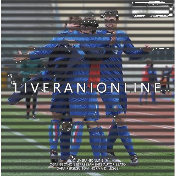 UEFA Under 19 Championship Elite Round Group 2 Padova - 25.03.2016 Israele-Italia Nella Foto:giuseppe panico esulta /Ph.Vitez-Ag. Aldo Liverani