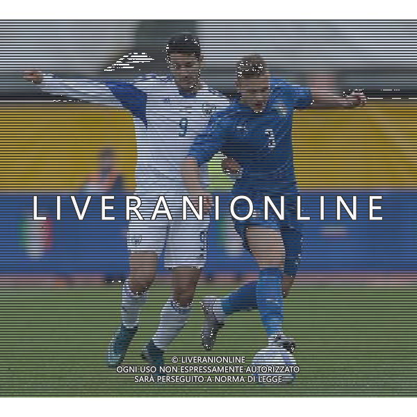 UEFA Under 19 Championship Elite Round Group 2 Padova - 25.03.2016 Israele-Italia Nella Foto:federico di marco-amit zenati /Ph.Vitez-Ag. Aldo Liverani