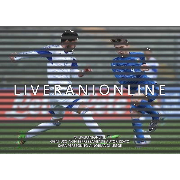 UEFA Under 19 Championship Elite Round Group 2 Padova - 25.03.2016 Israele-Italia Nella Foto:nicolo\' barella-eylon yerushalmi /Ph.Vitez-Ag. Aldo Liverani