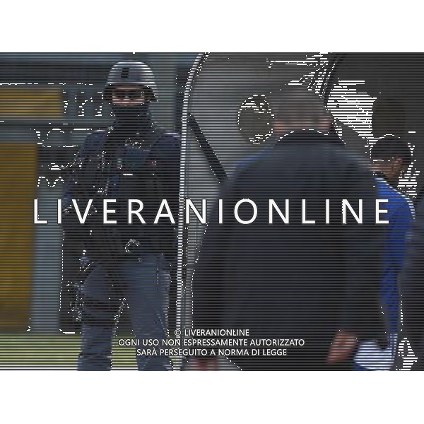 UEFA Under 19 Championship Elite Round Group 2 Padova - 25.03.2016 Israele-Italia Nella Foto:i controlli speciali della polizia per questa partita /Ph.Vitez-Ag. Aldo Liverani