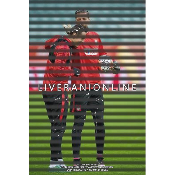 Polska Wroclaw 25.03.2016 Pilka nozna trening reprezentacji Polski przed jutrzejszym towarzyskim meczem Polska - Finlandia Nz Arkadiusz Milik Wojciech Szczesny Fot. Sebastian Borowski / Newspix.pl Football Polish national team training tomorrows friendly match Poland - Finland /Agenzia Aldo Liverani s.a.s./ONLY ITALY-EDITORIAL USE ONLY