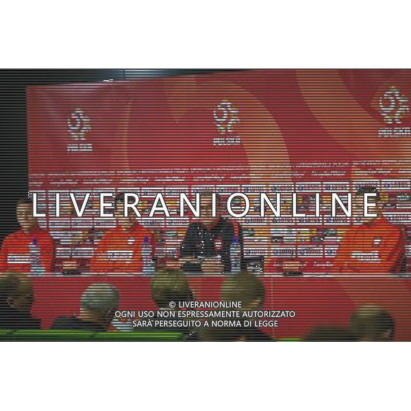 Polska Wroclaw 25.03.2016 Pilka nozna konferencja prasowa reprezentacji Polski przed jutrzejszym towarzyskim meczem Polska - Finlandia Nz Piotr Zielinski Arkadiusz Milik Adam Nawalka Artur Jedrzejczyk Fot. Sebastian Borowski / Newspix.pl Press conference Poland representation before tomorrow friendly match between Poland - Finland --- Newspix.pl /Agenzia Aldo Liverani s.a.s./ONLY ITALY-EDITORIAL USE ONLY