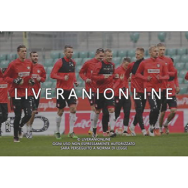 25.03.2016 WROCLAW PILKA NOZNA (FOOTBALL) , KONFERENCJA PRASOWA ITRENING REPREZENTACJI POLSKI PRZED MECZEM TOWARZYSKIM Z FINLANDIA (POLISH NATIONAL FOOTBALL TEAM PRACTISE BEFORE FRIENDLY GAME WITH FINLAND) NZ OD LEWEJ WOJCIECH SZCZESNY , FILIP STZRAYNSKI , JAKUB WAWRZYNIAK . ARTUR JEDRZEJCZYK , KAMIL GROSICKI , LUKASZ TEODORCZYK , KAMIL GLIK BARTOSZ SALAMON FOTO JAKUB PIASECKI / CYFRASPORT/NEWSPIX.PL --- Newspix.pl /Agenzia Aldo Liverani s.a.s./ONLY ITALY-EDITORIAL USE ONLY