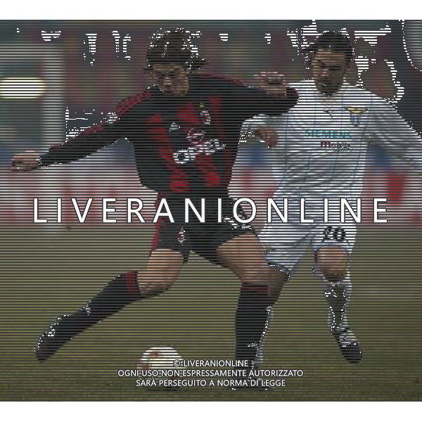 Milan-Lazio 10/01/2002 Coppa Italia gara di andata nella foto donati/fiore foto Aldo Liverani