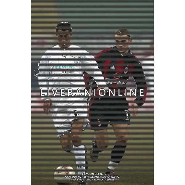 Milan-Lazio 10/01/2002 Coppa Italia gara di andata nella foto cesar/shevchenko andriy foto Aldo Liverani