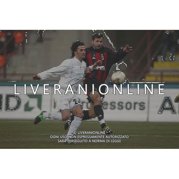 Milan-Lazio 10/01/2002 Coppa Italia gara di andata nella foto javi moreno/couto fernando foto Aldo Liverani/farabolafoto