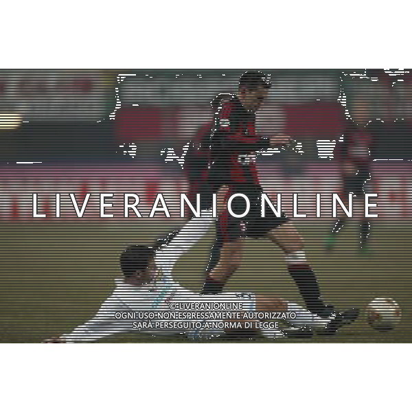 Milan-Lazio 10/01/2002 Coppa Italia gara di andata nella foto contra cosmin /stankovic dejan foto Aldo Liverani/farabolafoto