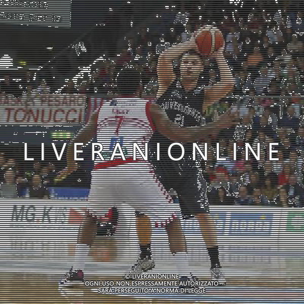 Lega Basket serie A, 10» giornata di ritorno, Consultinvest Pesaro vs Pasta Reggia Caserta 26/03/2016 nella foto: GIURI MARCO, ©CLAUDIO ZAMAGNI/AGENZIA ALDO LIVERANI S.A.S.