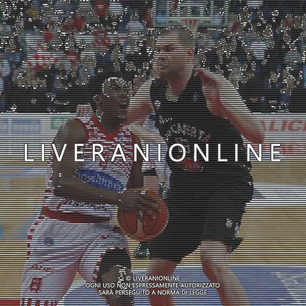 Lega Basket serie A, 10» giornata di ritorno, Consultinvest Pesaro vs Pasta Reggia Caserta 26/03/2016 nella foto: CHRISTON SEMAJ, ©CLAUDIO ZAMAGNI/AGENZIA ALDO LIVERANI S.A.S.