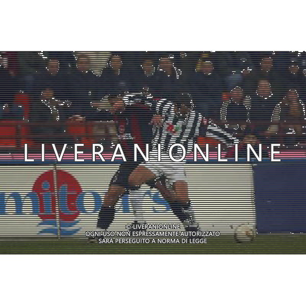MILAN - JUVENTUS 23/01/2002 COPPA ITALIA NELLA FOTO MONTERO PAOLO FOTO ALDO LIVERANI