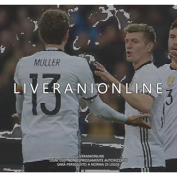 Amichevole Monaco di Baviera - 29.03.2016 Germania-Italia Nella Foto:kroos esulta con muller /Ph.Vitez-Ag. Aldo Liverani