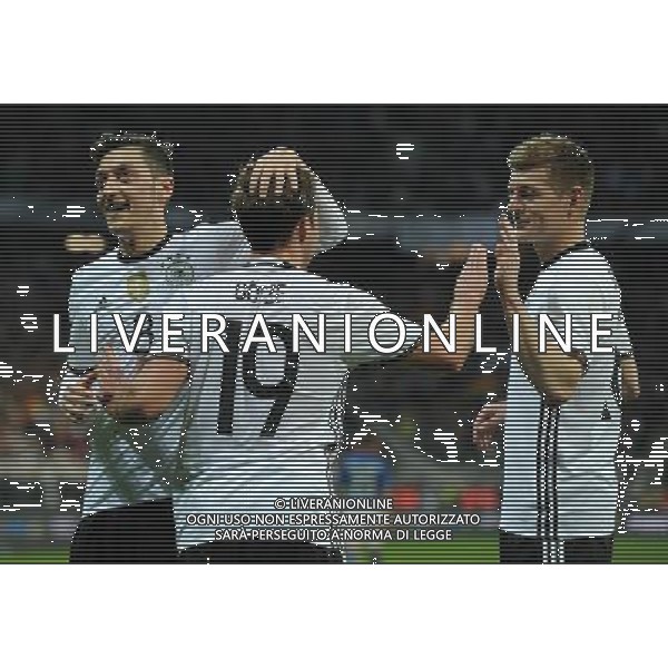 Amichevole Monaco di Baviera - 29.03.2016 Germania-Italia Nella Foto:gotze esulta con ozil e kroos /Ph.Vitez-Ag. Aldo Liverani