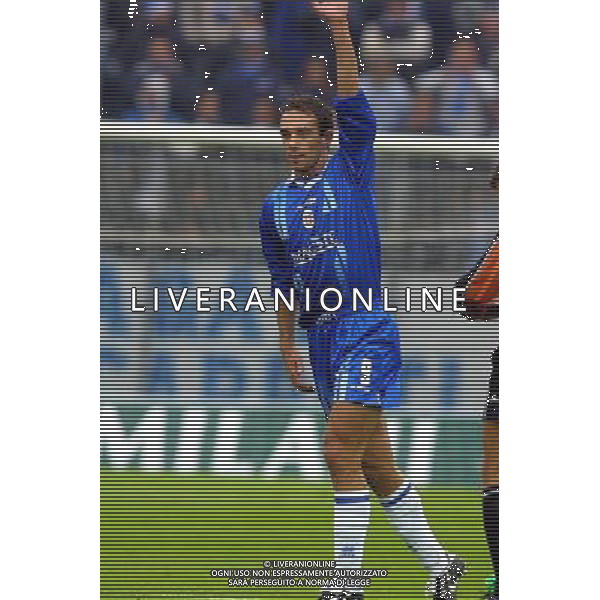 como - brescia 11/11/2001 coppa italia nella foto ESULTANZA TALDO CARLO fotoservizio aldo liverani