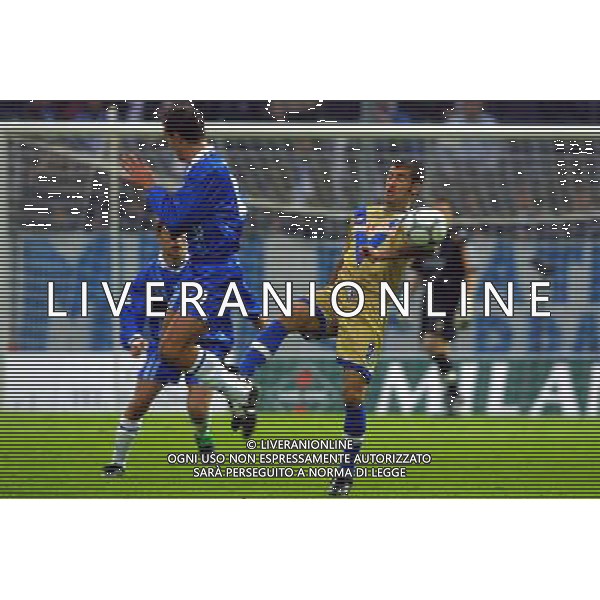 como - brescia 11/11/2001 coppa italia nella foto GUARDIOLA PEP fotoservizio aldo liverani