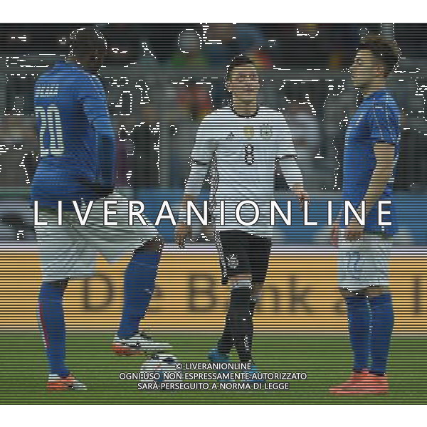 Amichevole Monaco di Baviera - 29.03.2016 Germania-Italia Nella Foto:ozil esulta delusione el shaarawy e okaka /Ph.Vitez-Ag. Aldo Liverani