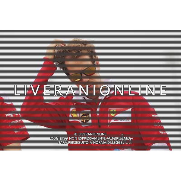 Sebastian Vettel (GER) Ferrari walks the circuit. 31.03.2016. Formula 1 World Championship, Rd 2, Bahrain Grand Prix, Sakhir, Bahrain, Preparation Day. / AGENZIA ALDO LIVERANI SAS - ITALY ONLY EDITORIAL USE ONLY