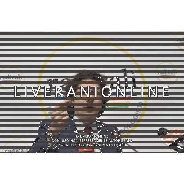 Conferenza Stampa di Presentazione del nuovo simbolo per le elezioni amministrative di Roma e Milano nella sede del Partito Radicale a Roma 01 aprile 2016 nella foto Marco Cappato © Corradetti / AGENZIA ALDO LIVERANI SAS