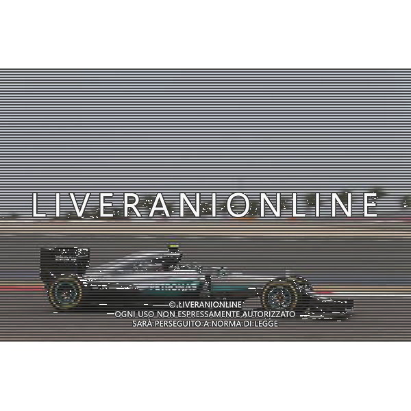 Nico Rosberg (GER) Mercedes AMG F1 W07 Hybrid. 01.04.2016. Formula 1 World Championship, Rd 2, Bahrain Grand Prix, Sakhir, Bahrain, Practice Day AG ALDO LIVERANI SAS ONLY ITALY