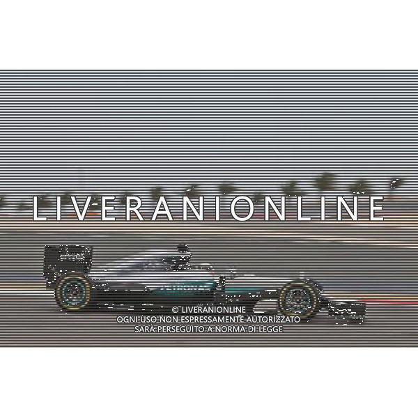 Lewis Hamilton (GBR) Mercedes AMG F1 W07 Hybrid. 01.04.2016. Formula 1 World Championship, Rd 2, Bahrain Grand Prix, Sakhir, Bahrain, Practice Day AG ALDO LIVERANI SAS ONLY ITALY