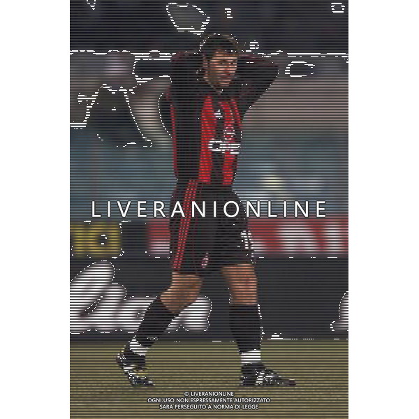 lazio-milan coppa italia 16/01/2002 nella foto javi moreno foto aldo liverani