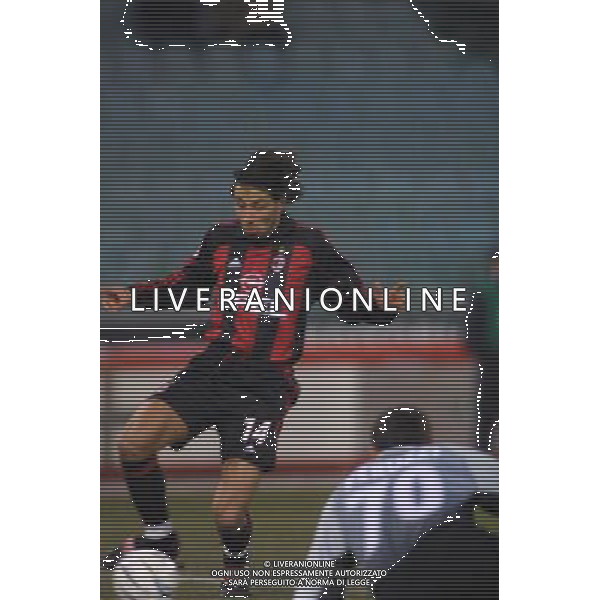 lazio-milan coppa italia 16/01/2002 nella foto gol jose\' mari foto aldo liverani