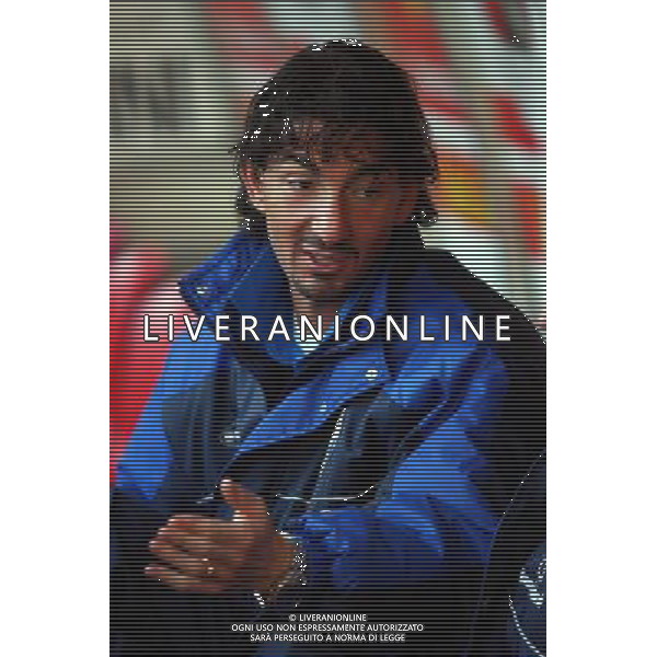 MILAN-BRESCIA 13/01/2002 NELLA FOTO MERO VITTORIO FOTO ALDO LIVERANI