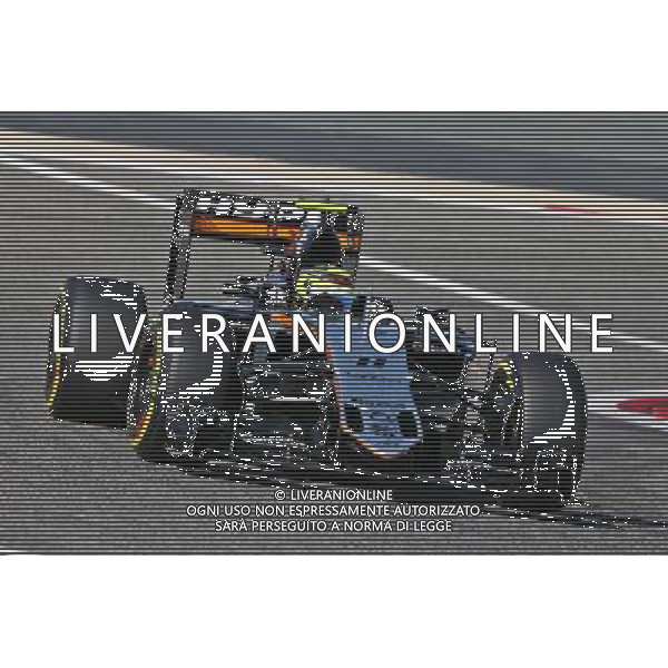 Sergio Perez (MEX) Sahara Force India F1 VJM09. 02.04.2016. Formula 1 World Championship, Rd 2, Bahrain Grand Prix, Sakhir, Bahrain, Qualifying Day. AG ALDO LIVERANI SAS ONLY ITALY