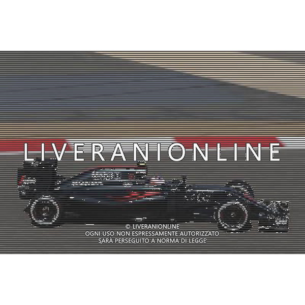 Jenson Button (GBR), McLaren Honda 02.04.2016. Formula 1 World Championship, Rd 2, Bahrain Grand Prix, Sakhir, Bahrain, Qualifying Day. AG ALDO LIVERANI SAS ONLY ITALY