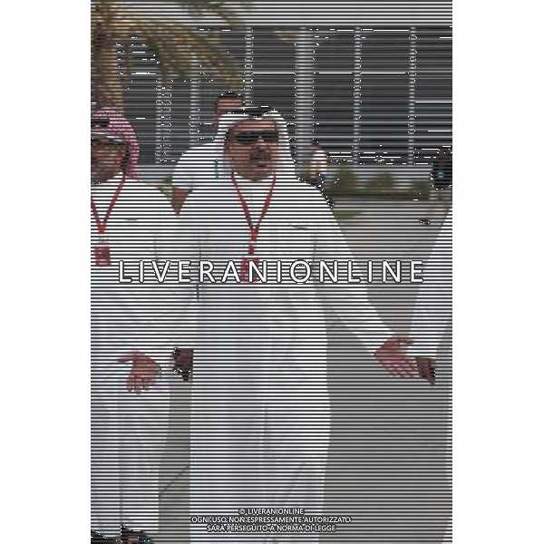 Crown Prince Shaikh Salman bin Isa Hamad Al Khalifa (BRN). 02.04.2016. Formula 1 World Championship, Rd 2, Bahrain Grand Prix, Sakhir, Bahrain, Qualifying Day. AG ALDO LIVERANI SAS ONLY ITALY