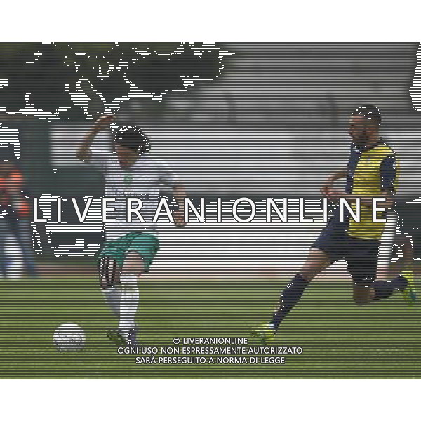 SANTARCANGELO vs TUTTOCUOIO, Campionato di Calcio Lega Pro, Girone B, 29» giornata, 02/04/2016, nella foto: PEVERELLI ANDREA, MARCO GUIDONE, ©Claudio Zamagni/ Agenzia Aldo Liverani s.a.s.