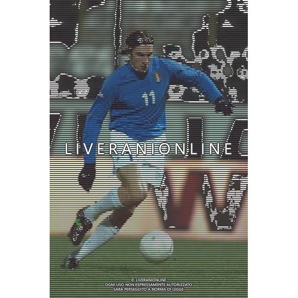 varsavia ( polonia ) 10/11/01 polonia - italia nella foto bonazzoli emiliano foto aldo liverani