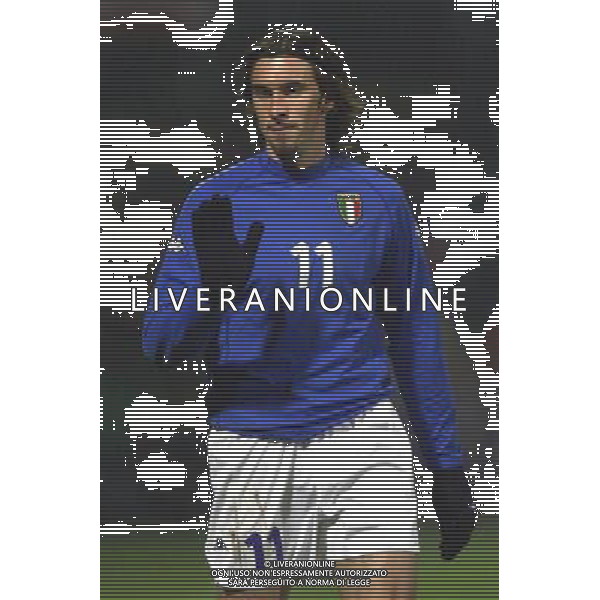 varsavia ( polonia ) 10/11/01 polonia - italia nella foto bonazzoli emiliano foto aldo liverani