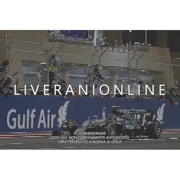 1st place for Nico Rosberg (GER) Mercedes Petronas AMG F1. 03.04.2016. Formula 1 World Championship, Rd 2, Bahrain Grand Prix, Sakhir, Bahrain, Race Day. AG ALDO LIVERANI SAS ONLY ITALY