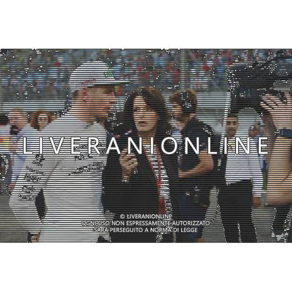 Nico Hulkenberg (GER) Sahara Force India F1 on the grid. 03.04.2016. Formula 1 World Championship, Rd 2, Bahrain Grand Prix, Sakhir, Bahrain, Race Day. AG ALDO LIVERANI SAS ONLY ITALY