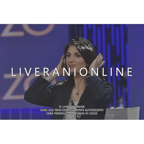 Virginia Raggi opsite della trasmissione TV \' Otto e Mezzo \' Roma - 06.04.2016 - nella foto: Virginia Raggi / Ph. Corradetti - Ag. Aldo Liverani sas/ AGENZIA ALDO LIVERANI SAS