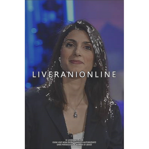Virginia Raggi opsite della trasmissione TV \' Otto e Mezzo \' Roma - 06.04.2016 - nella foto: Virginia Raggi / Ph. Corradetti - Ag. Aldo Liverani sas/ AGENZIA ALDO LIVERANI SAS