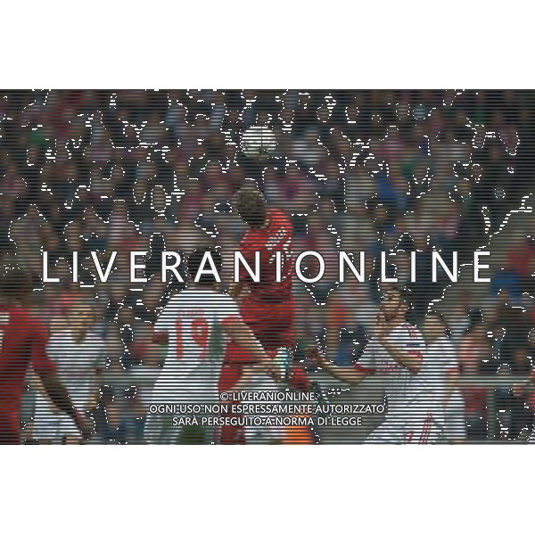 2016.04.05 Monachium Pilka nozna UEFA Champions League Liga Mistrzow 1/4 Finalu sezon 2015/2016 FC Bayern Monachium - SL Benfica N/Z Thomas Muller Foto Pawel Andrachiewicz / Pressfocus 2016.04.05 Munich Football UEFA Champions League 1/4 season 2015/2016 FC Bayern Munich - Sport Lisboa e Benfica Thomas Muller Photo Pawel Andrachiewicz / Pressfocus / NEWSPIX.PL --- Newspix.pl/ AGENZIA ALDO LIVERANI SAS - ITALY ONLY EDITORIAL USE ONLY - FC Bayern Monaco - SL Benfica UEFA Champions League 2015/2016 